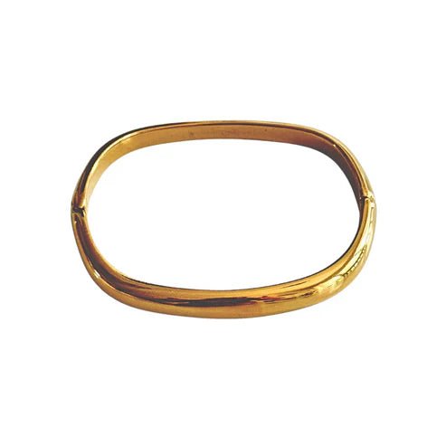 Gold Square Bangle