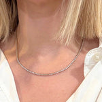 Gold Tennis Necklace