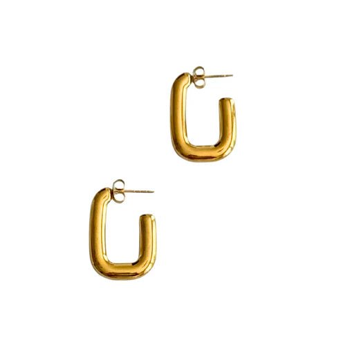 Gold U - Shape Half Hoop