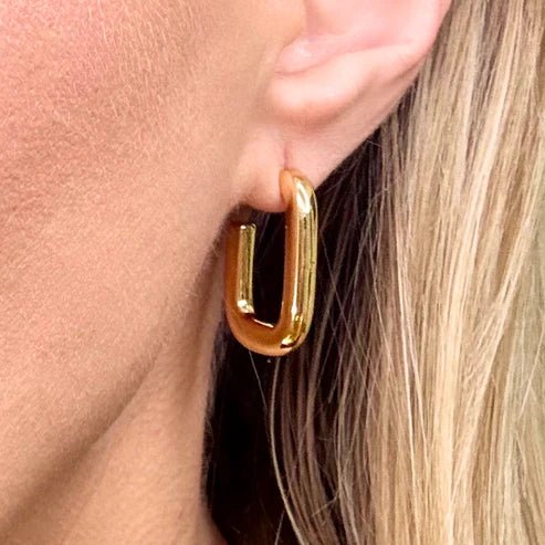 Gold U - Shape Half Hoop