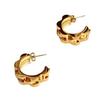 Gold Watch Band Hoop