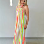 Halter Neck Maxi Dress