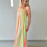 Halter Neck Maxi Dress