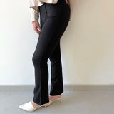 Harlow Bootleg Black Pants