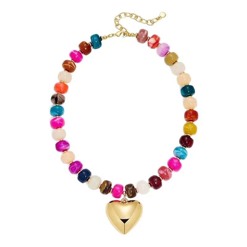 Heart Beaded Necklace