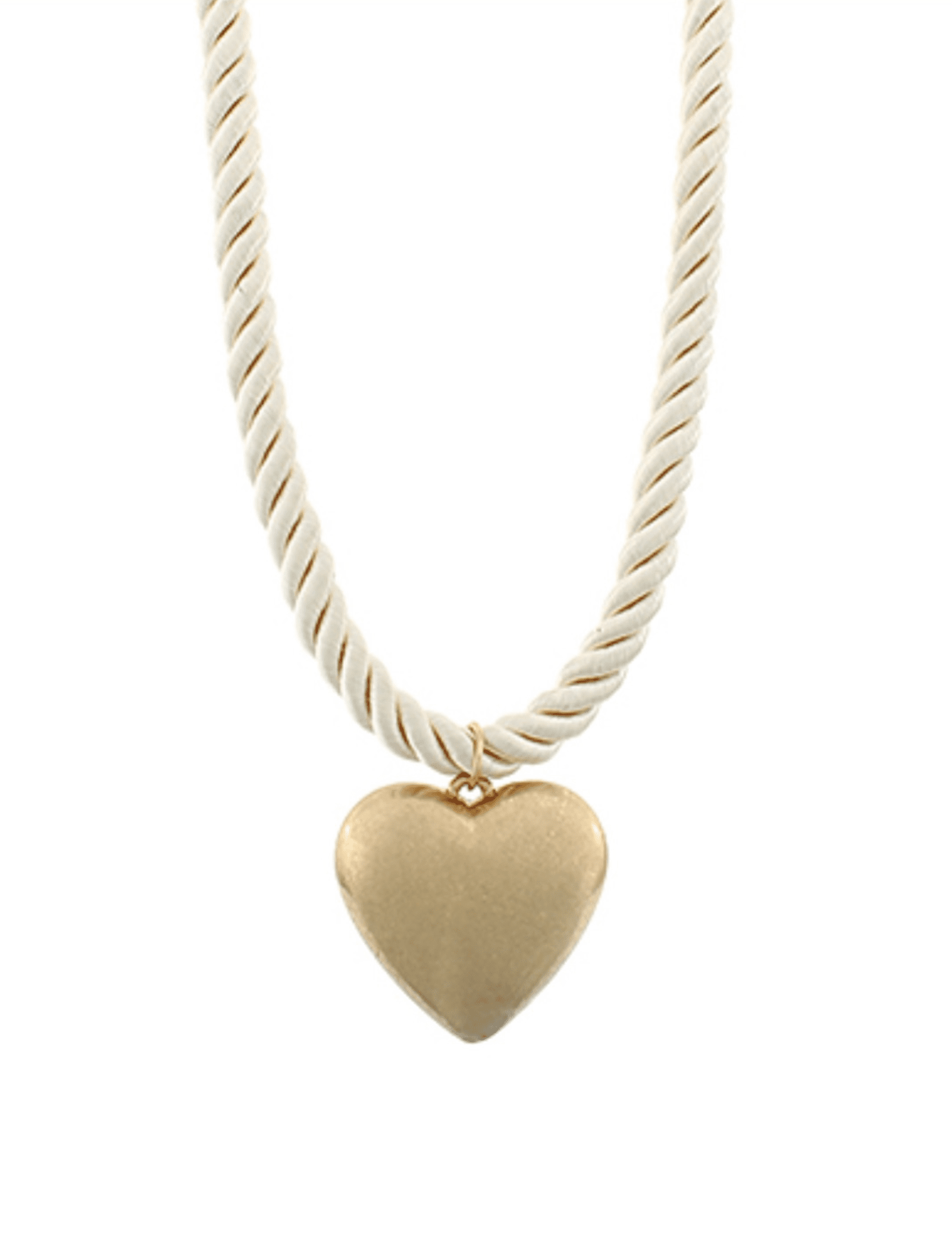 Heart Rope Necklace