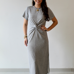 Heather Grey Maxi Dress