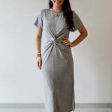 Heather Grey Maxi Dress