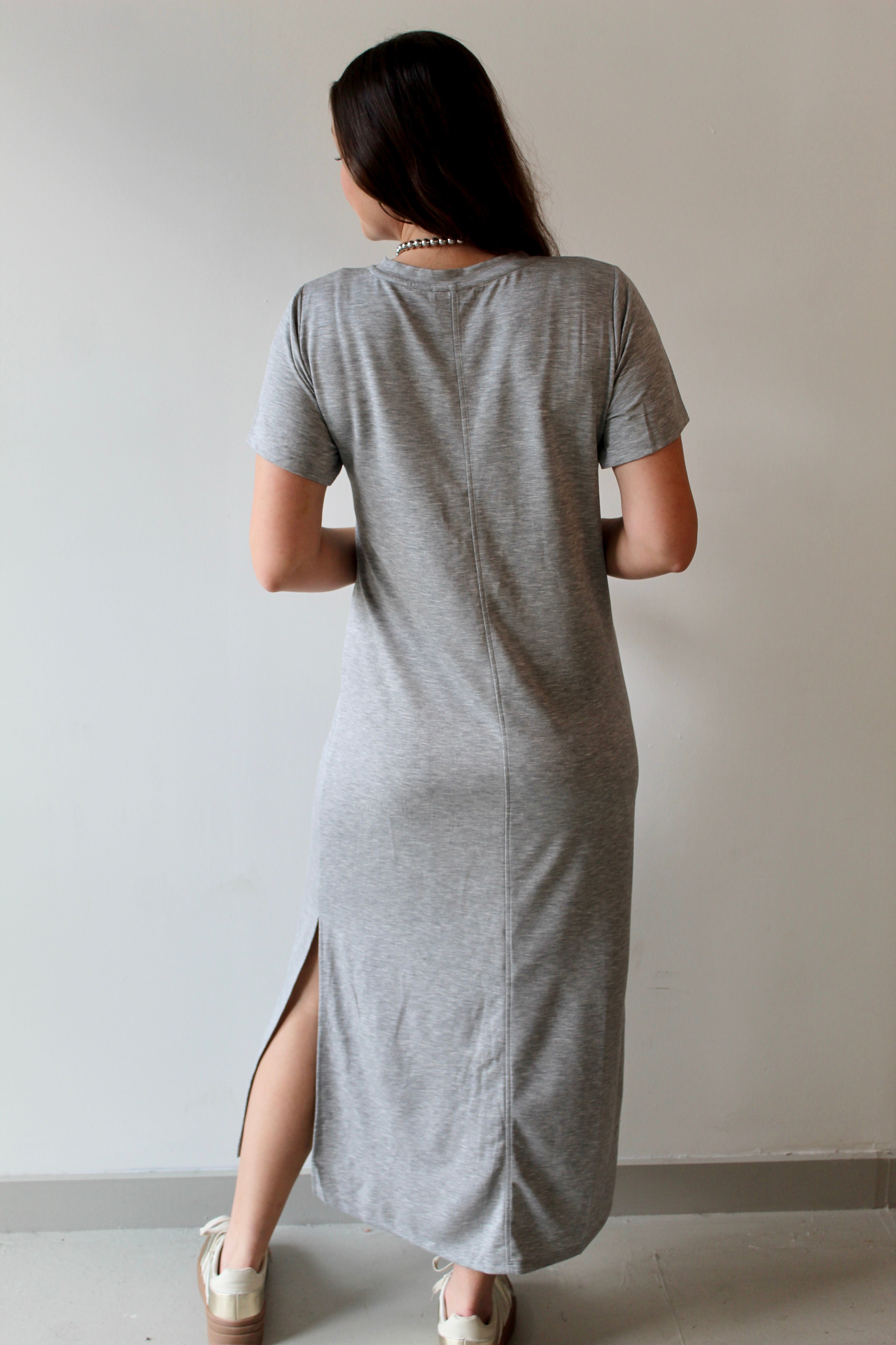 Heather Grey Maxi Dress
