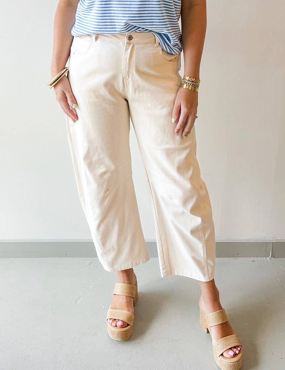 Heavy Twill Barrel Pant