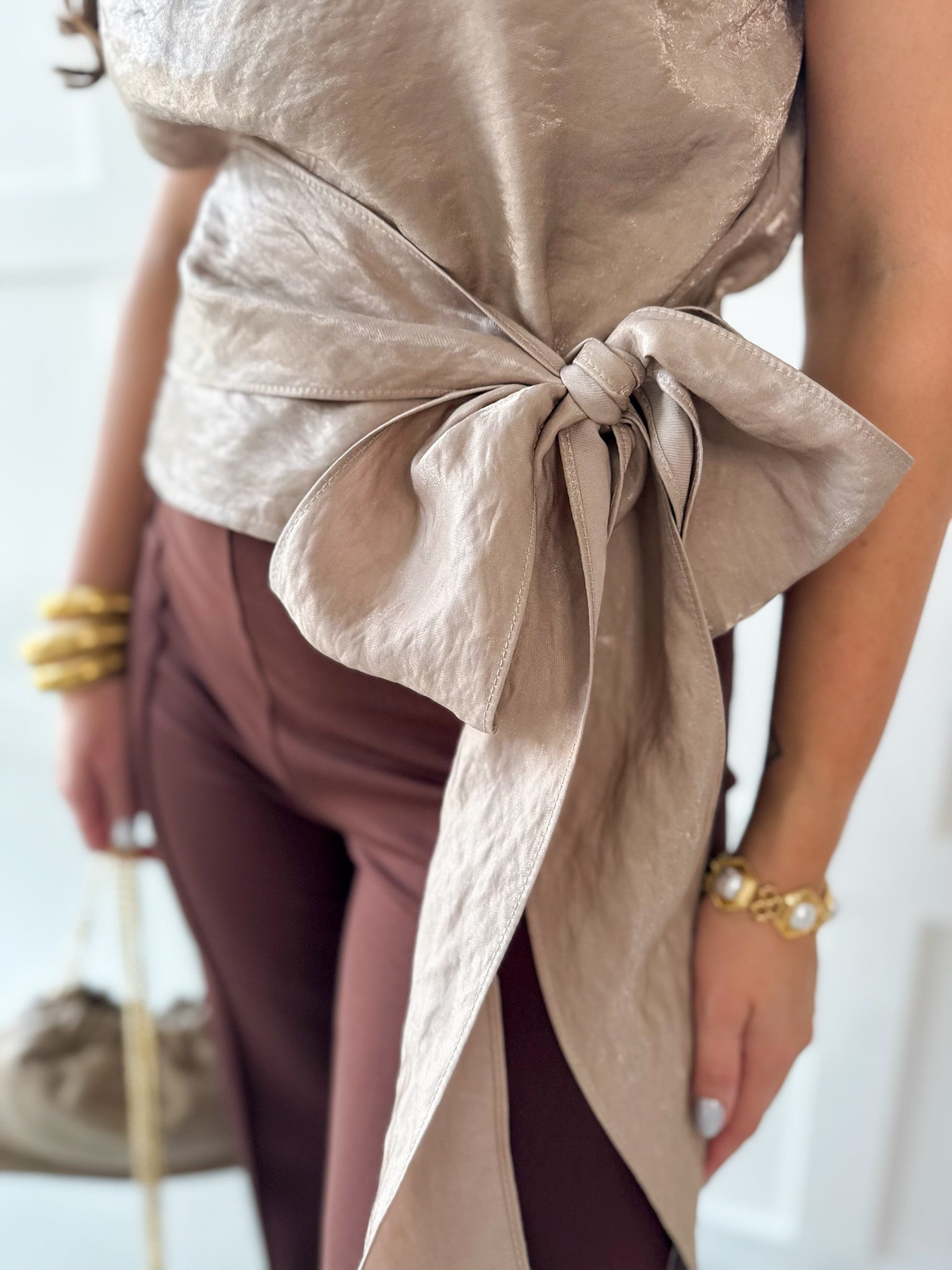 High Neck Sleeveless Top