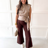 High Neck Sleeveless Top