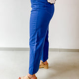 High Rise Seamed Crop Pants