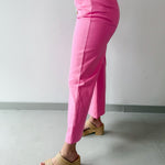 High Rise Seamed Crop Pants