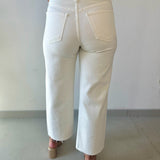 High Rise Utility Wide Leg Jeans