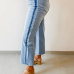 High Rise Wide Leg Crop Jean