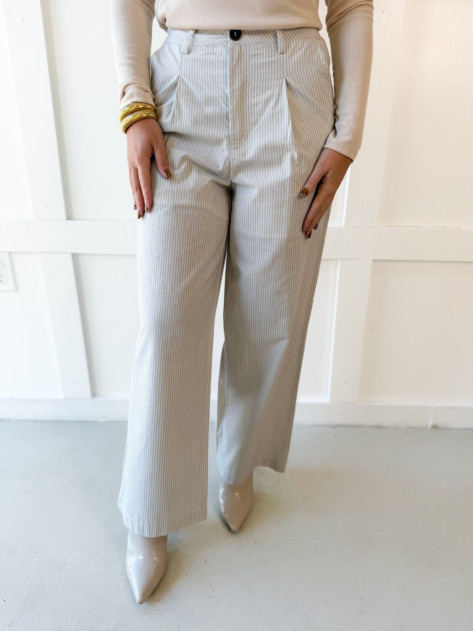 High Waist Wide Leg Pants
