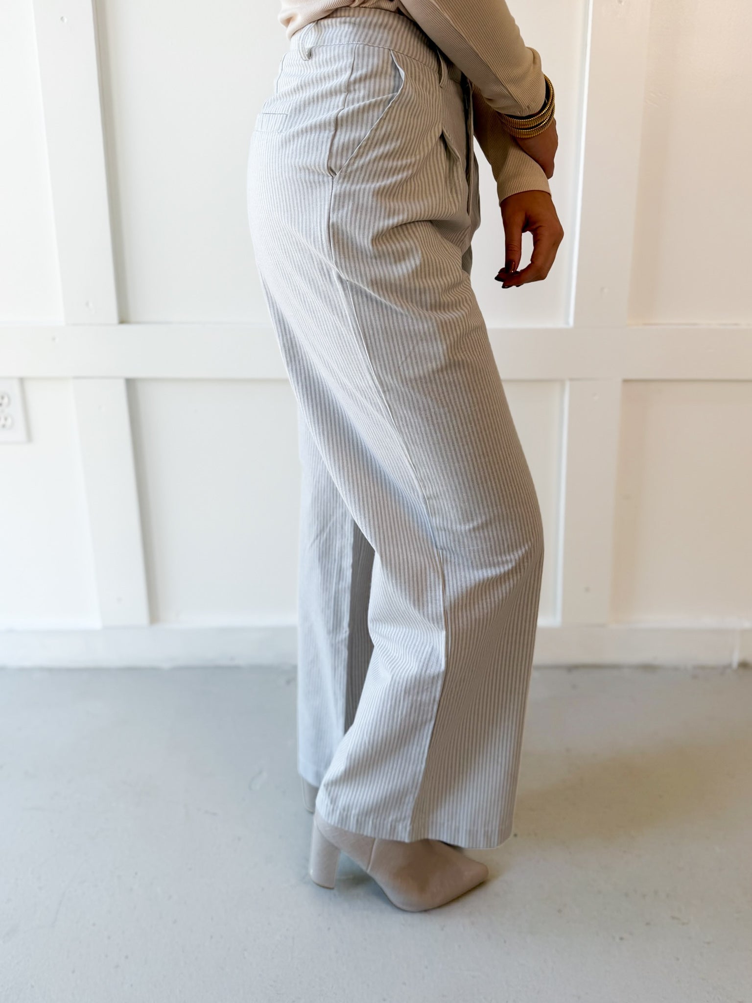 High Waist Wide Leg Pants