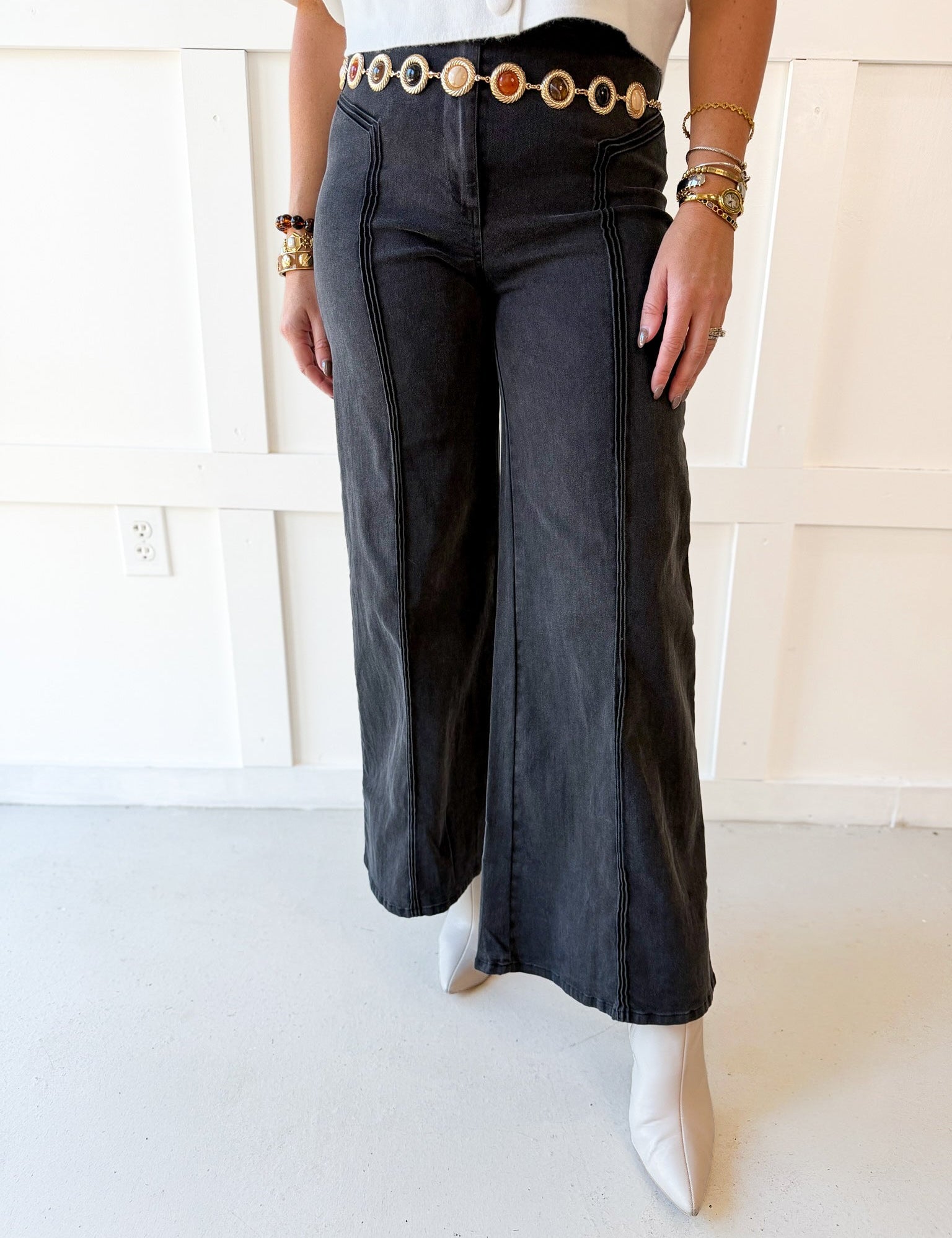 High Waisted Flare Pants