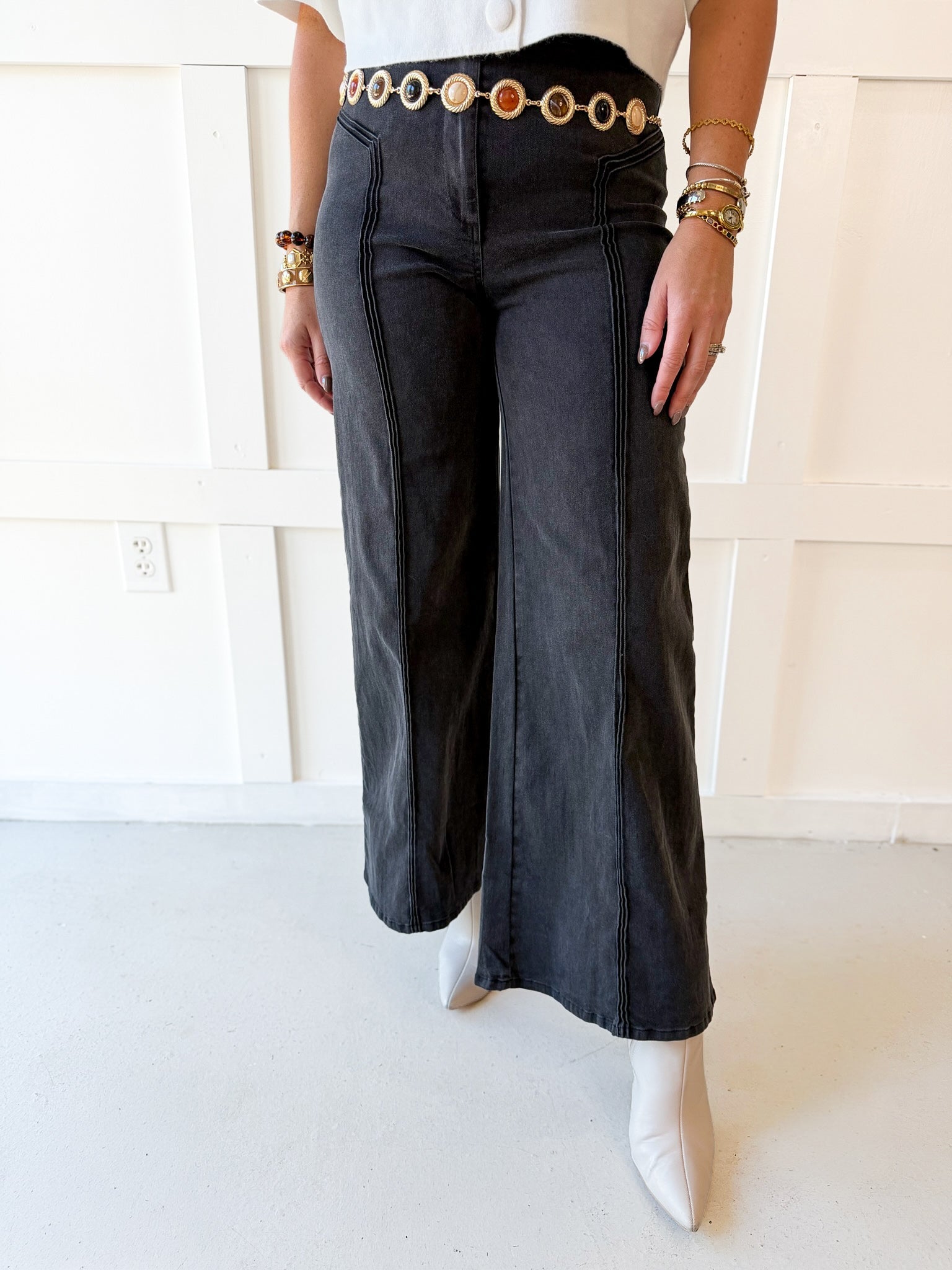 High Waisted Flare Pants