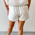 High Waisted Pleated Shorts