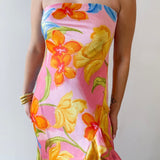 Honey Suckle Strapless Maxi Dress