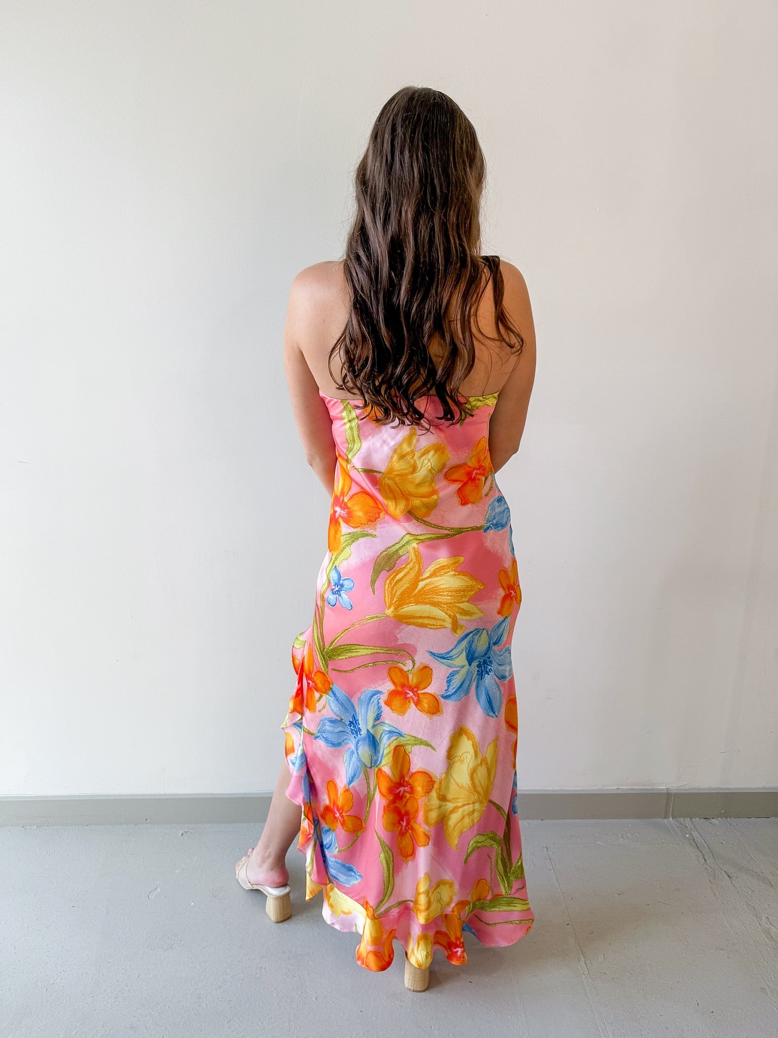 Honey Suckle Strapless Maxi Dress