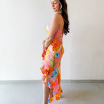 Honey Suckle Strapless Maxi Dress