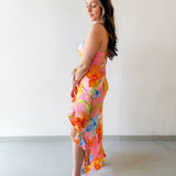 Honey Suckle Strapless Maxi Dress