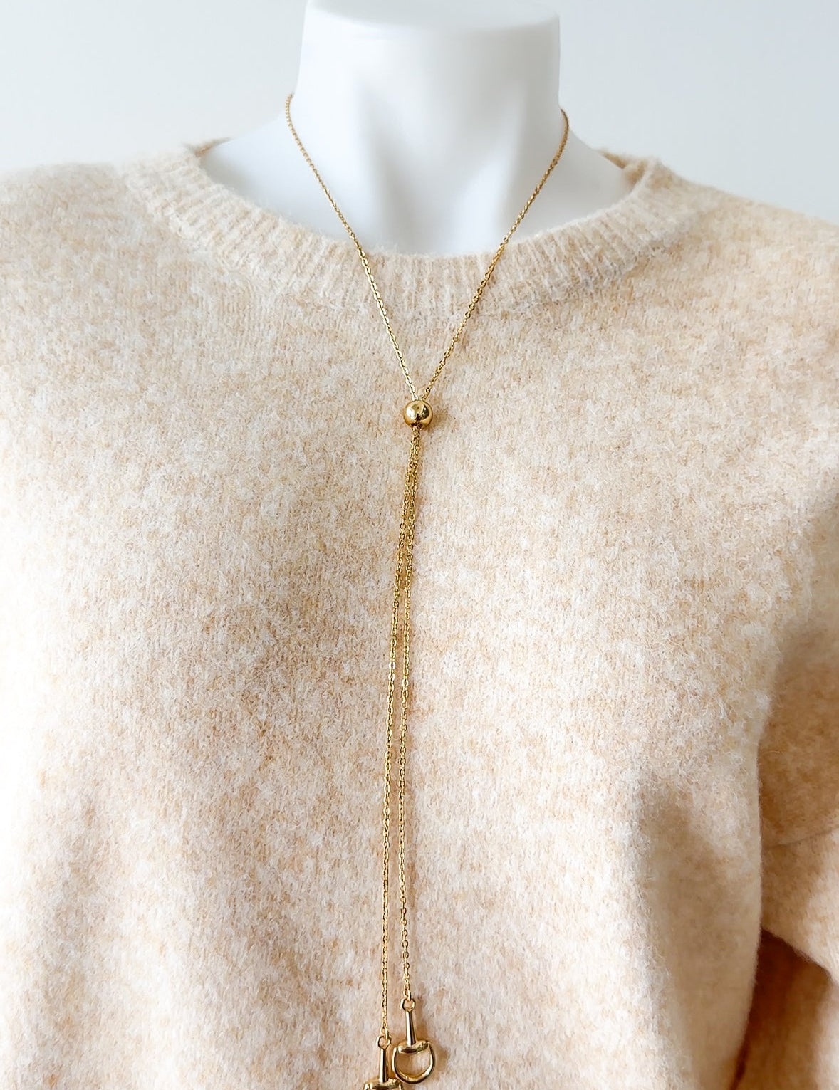 Horse-bit Bolo Necklace