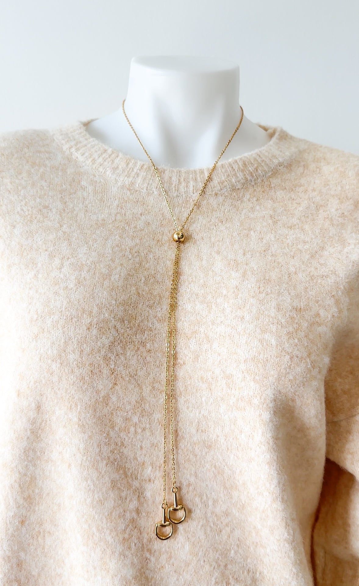 Horse-bit Bolo Necklace