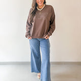"Howdy" Graphic Sweater - Coco