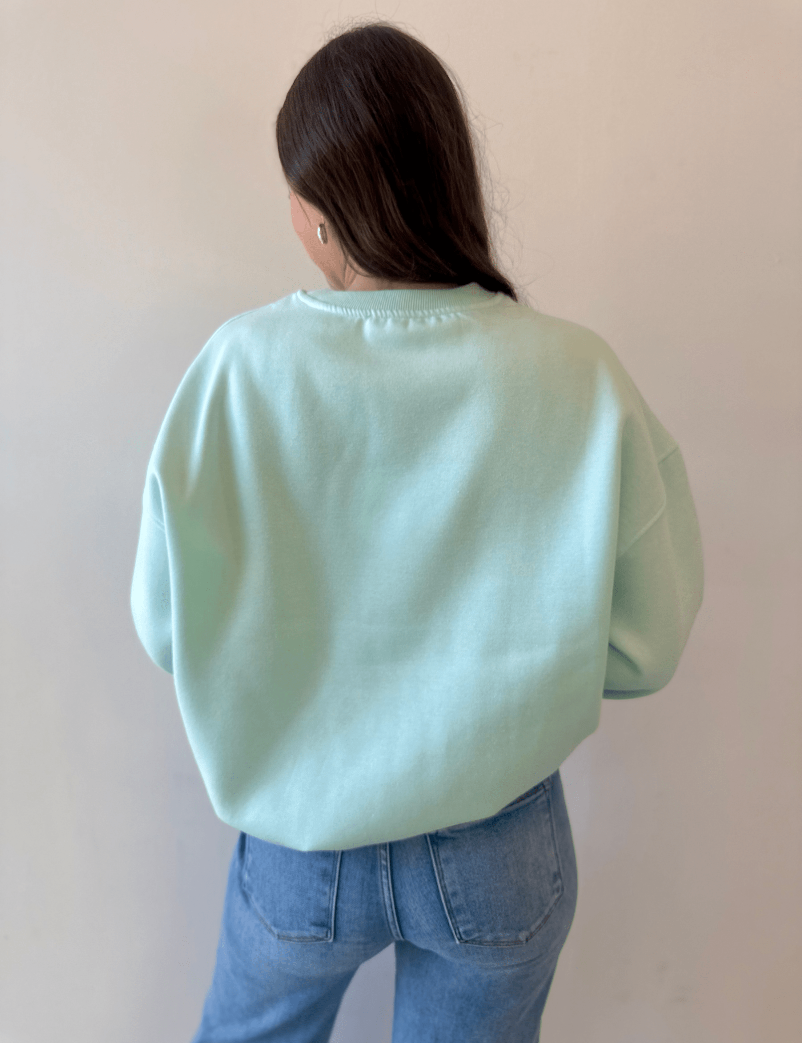 "I'm Too Pretty for This" Sweater - Aqua