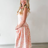 Jacquard Asymmetrical Ruffled Dress