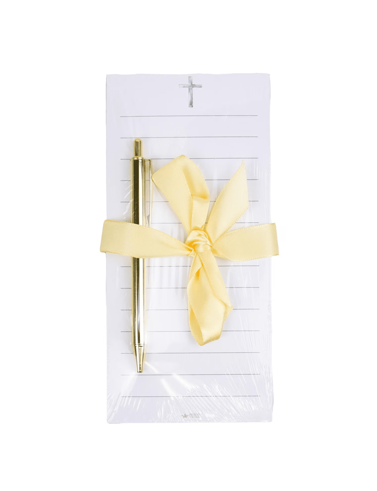 Jade Cross Notepad Gift Set White/Blue