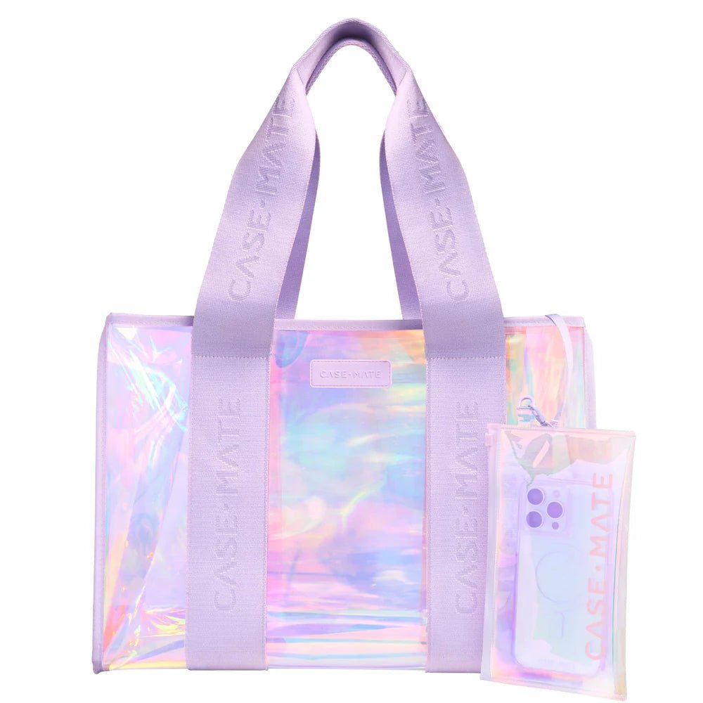Jelly Tote Bag - Lilac Iridescant