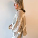 Kialany Contrast Stipe Top