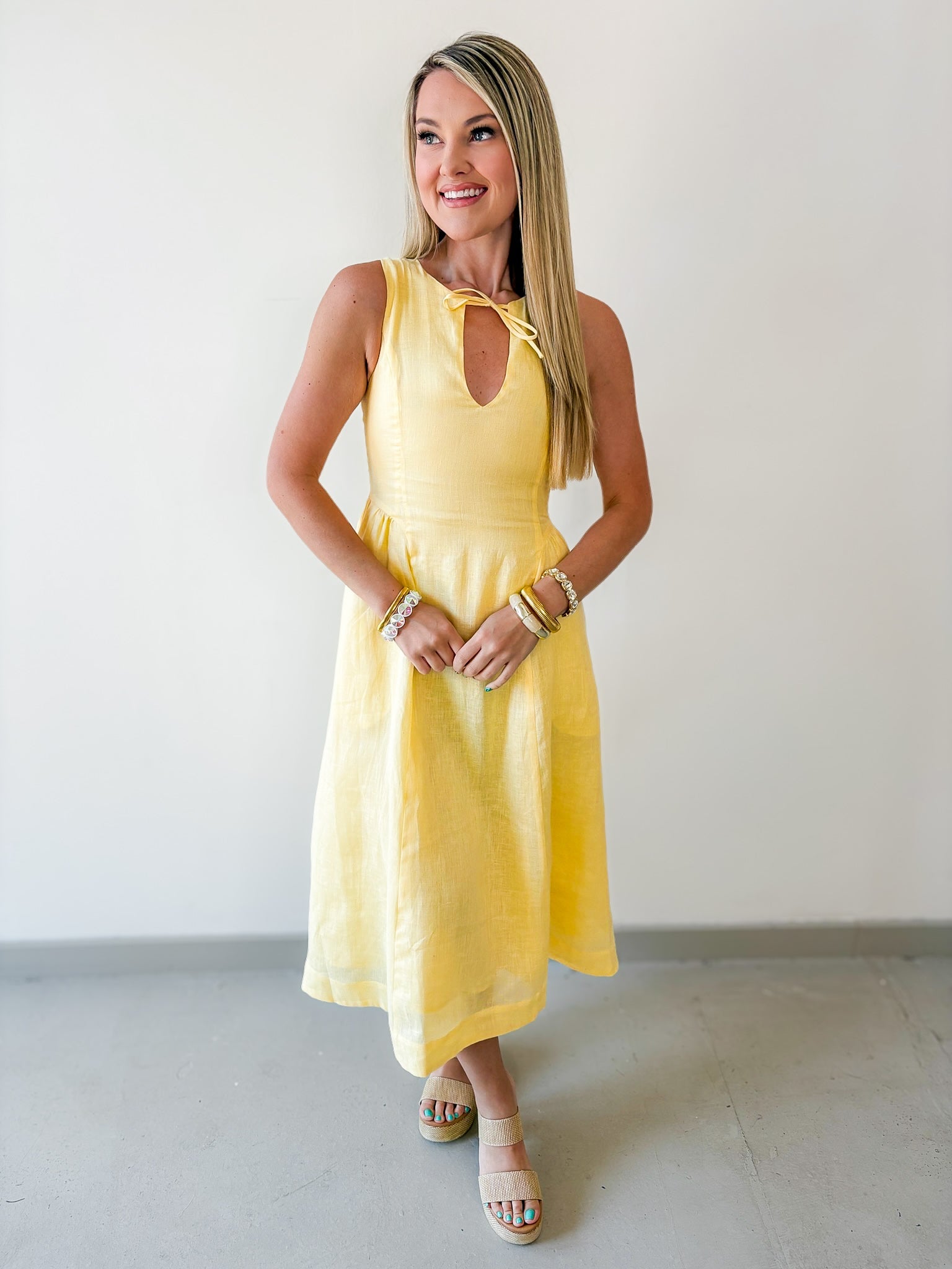 Kinsley Butter Midi Dress