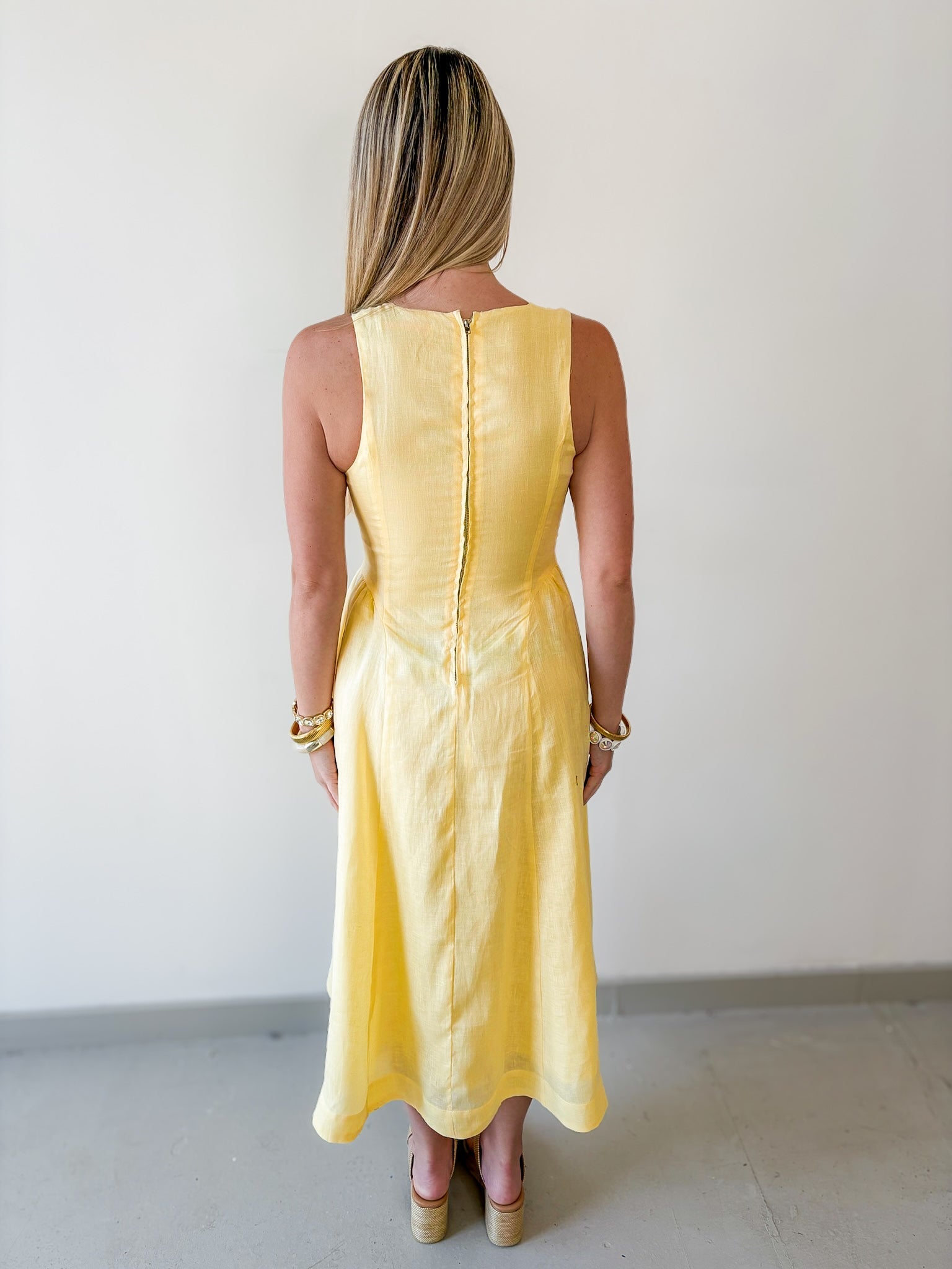 Kinsley Butter Midi Dress