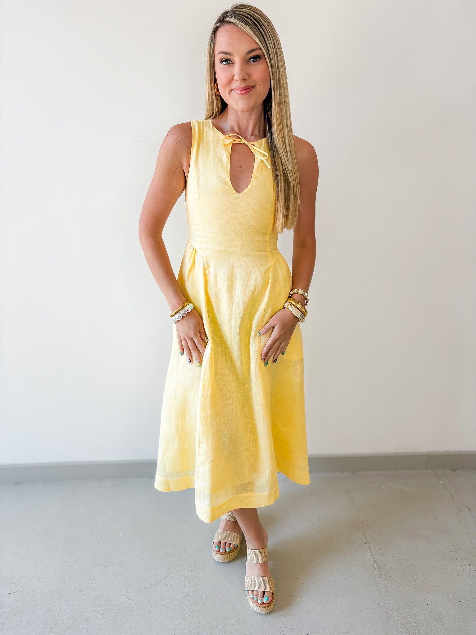Kinsley Butter Midi Dress