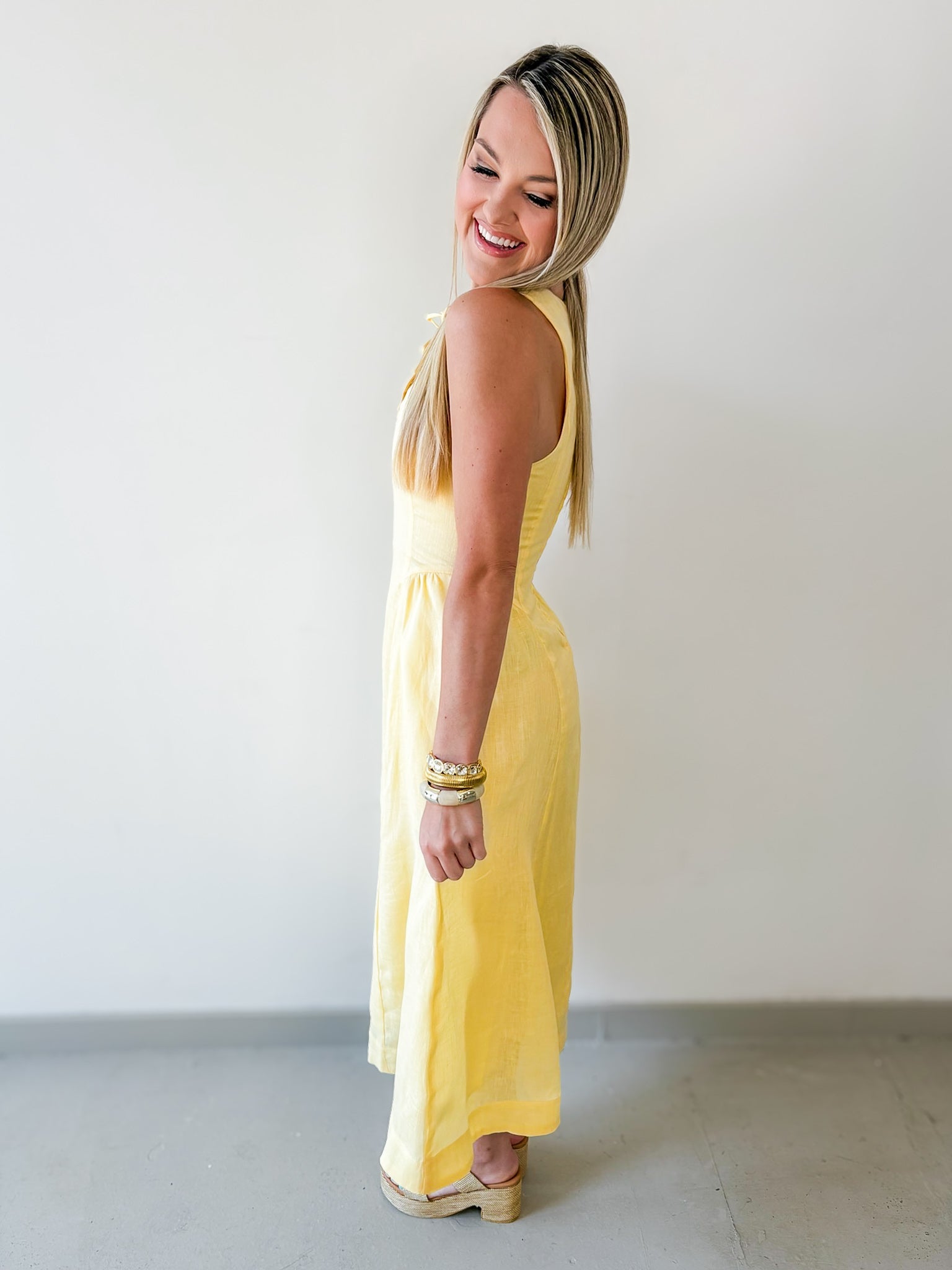 Kinsley Butter Midi Dress