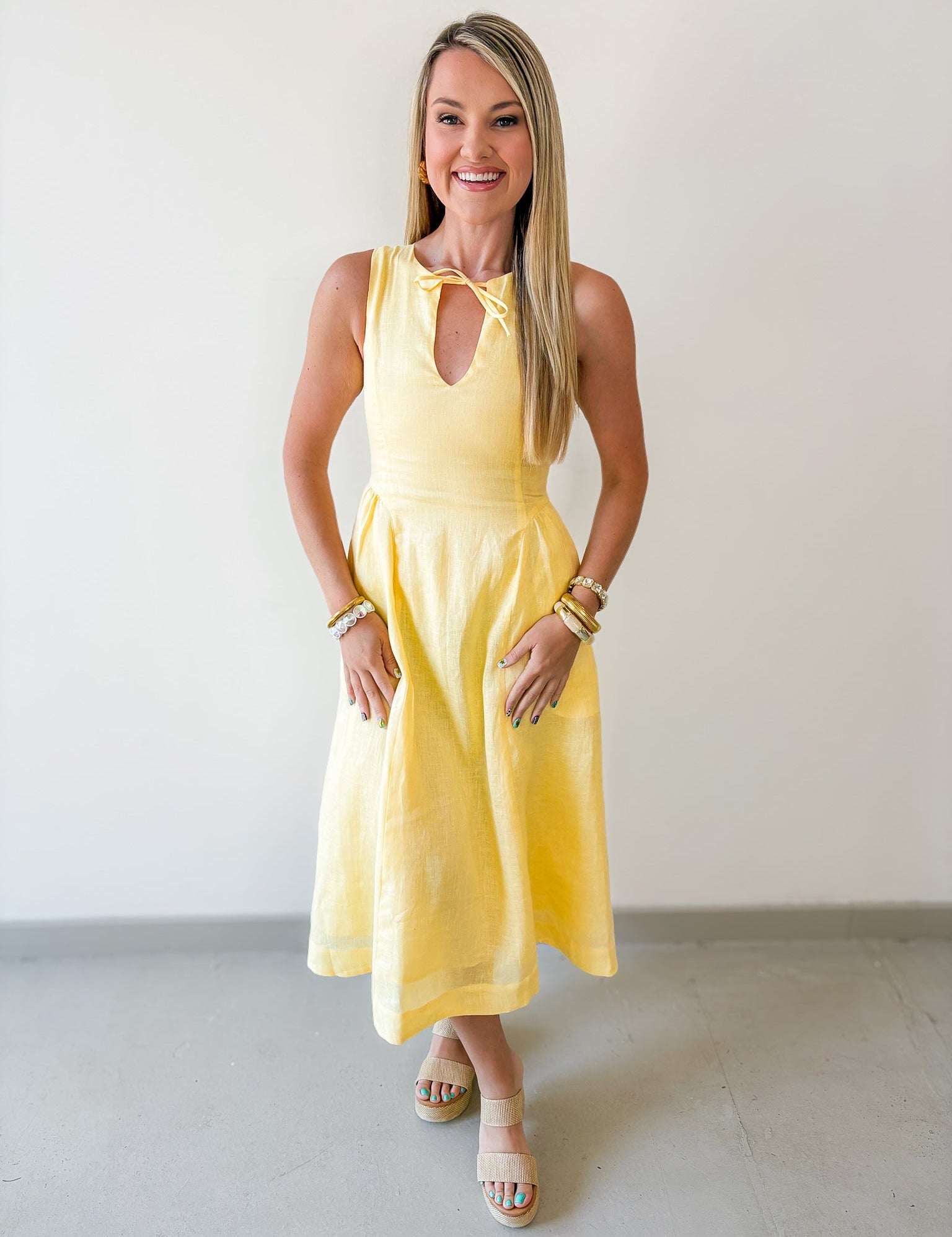 Kinsley Butter Midi Dress