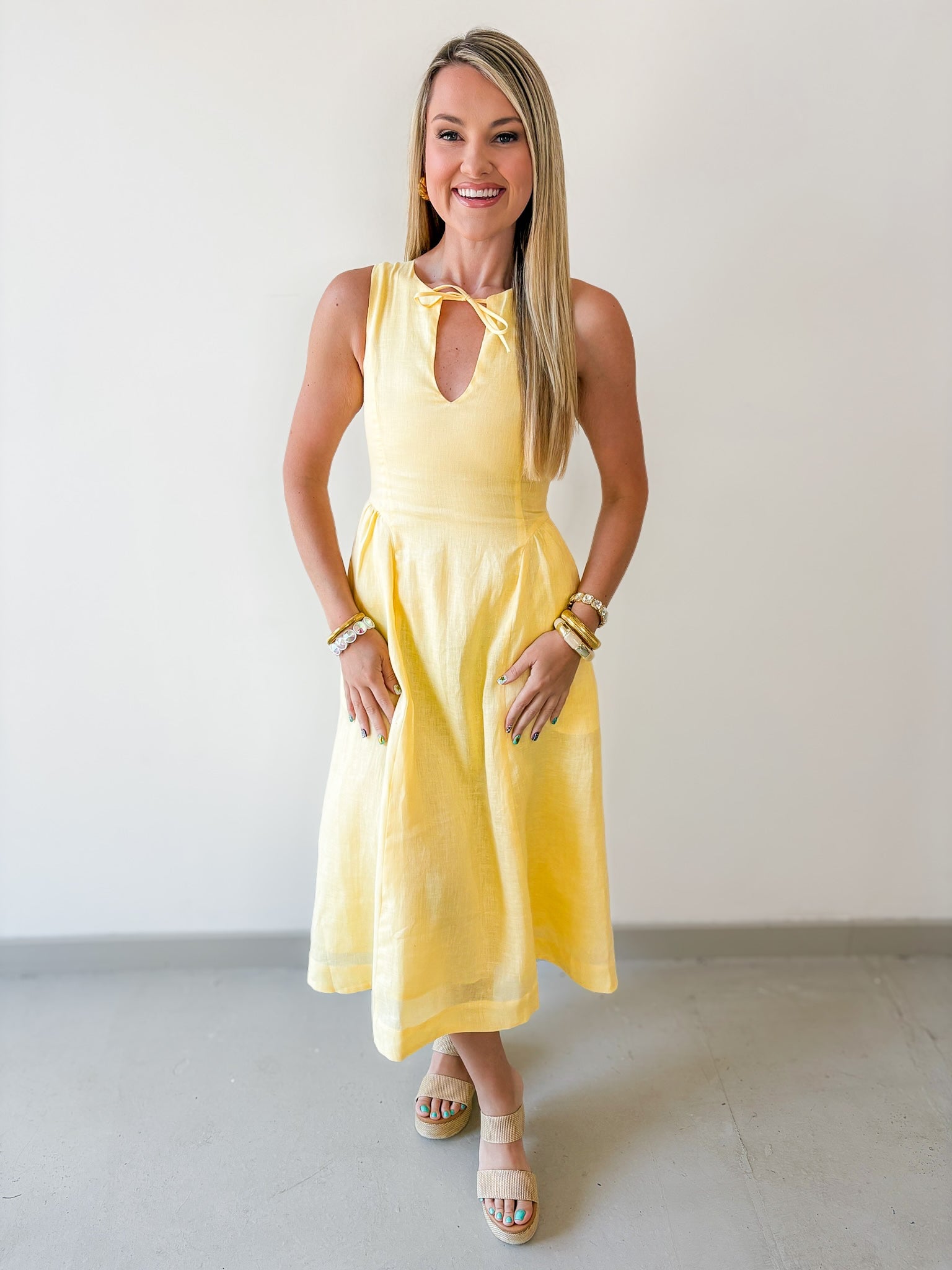 Kinsley Butter Midi Dress
