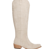 Knee High Western Boot - Sand