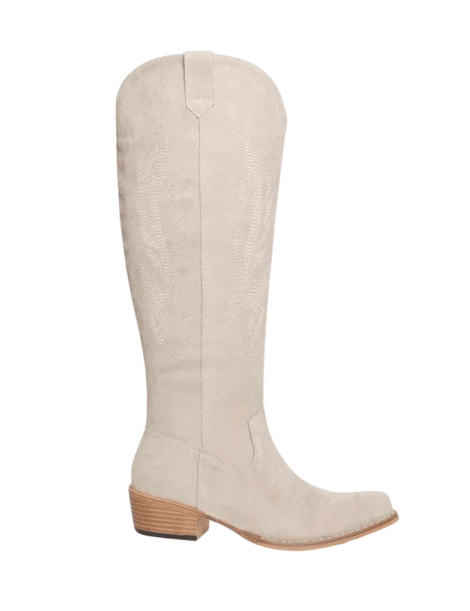 Knee High Western Boot - Sand