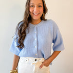 Knit Cardigan - Blue