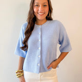 Knit Cardigan - Blue