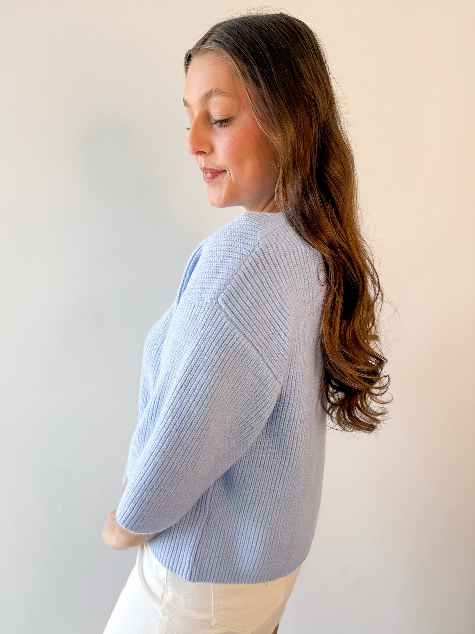 Knit Cardigan - Blue