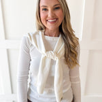 Knitted Knotted Shawl