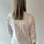 Lace Mixed Media Sweater Top